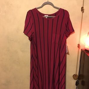 NWT M LuLaRoe Striped Carly FLASH SALE
